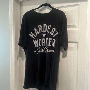 Under Armour Project Rock Hardest Worker In the Room shirt
